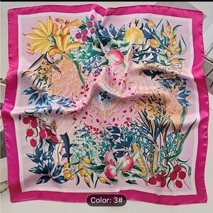 Vibrant Floral Scarf